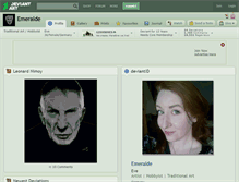 Tablet Screenshot of emeralde.deviantart.com