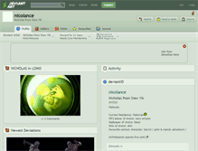 Tablet Screenshot of nicolance.deviantart.com
