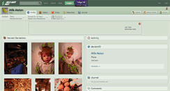 Desktop Screenshot of milk-melon.deviantart.com