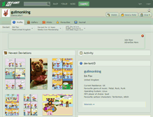 Tablet Screenshot of guilmonking.deviantart.com