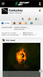 Mobile Screenshot of contuckey.deviantart.com