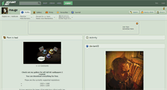 Desktop Screenshot of mauge.deviantart.com