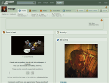 Tablet Screenshot of mauge.deviantart.com