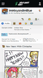 Mobile Screenshot of immixyandimblue.deviantart.com