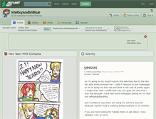 Tablet Screenshot of immixyandimblue.deviantart.com