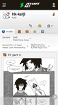 Mobile Screenshot of hk-keiji.deviantart.com