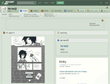 Tablet Screenshot of hk-keiji.deviantart.com