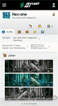 Mobile Screenshot of nex-one.deviantart.com
