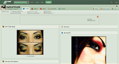 Desktop Screenshot of makeupwhore.deviantart.com