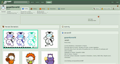 Desktop Screenshot of gusanitoworld.deviantart.com