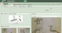 Desktop Screenshot of fingertier.deviantart.com