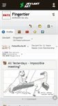 Mobile Screenshot of fingertier.deviantart.com