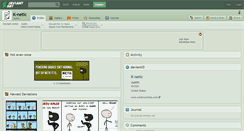 Desktop Screenshot of k-netic.deviantart.com