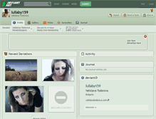 Tablet Screenshot of lullaby159.deviantart.com