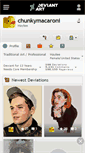 Mobile Screenshot of chunkymacaroni.deviantart.com