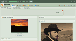 Desktop Screenshot of nightbane.deviantart.com