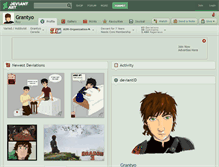 Tablet Screenshot of grantyo.deviantart.com