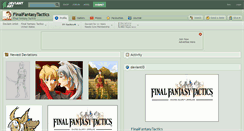 Desktop Screenshot of finalfantasytactics.deviantart.com