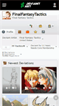 Mobile Screenshot of finalfantasytactics.deviantart.com