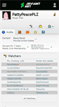 Mobile Screenshot of pattypeaceplz.deviantart.com
