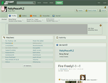 Tablet Screenshot of pattypeaceplz.deviantart.com