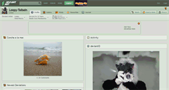 Desktop Screenshot of loopy-talbain.deviantart.com