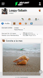 Mobile Screenshot of loopy-talbain.deviantart.com