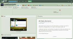 Desktop Screenshot of crystalphoenixstudio.deviantart.com