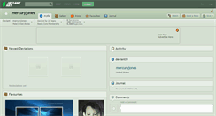 Desktop Screenshot of mercuryjones.deviantart.com