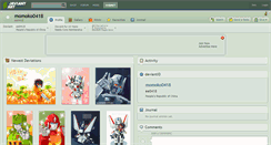 Desktop Screenshot of momoko0418.deviantart.com