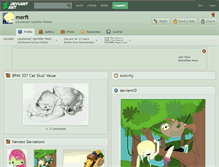 Tablet Screenshot of merft.deviantart.com