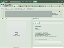 Tablet Screenshot of checkuno.deviantart.com