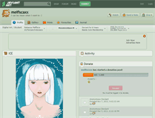 Tablet Screenshot of meifiscaxx.deviantart.com