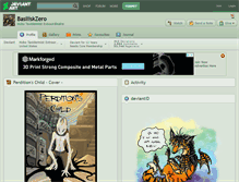 Tablet Screenshot of basiliskzero.deviantart.com