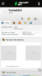 Mobile Screenshot of fuckaddict.deviantart.com