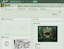 Tablet Screenshot of bbaann.deviantart.com