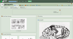 Desktop Screenshot of lightningmatrix.deviantart.com