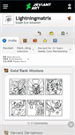 Mobile Screenshot of lightningmatrix.deviantart.com