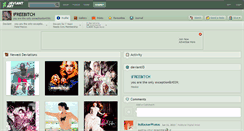 Desktop Screenshot of ifreebitch.deviantart.com