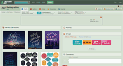 Desktop Screenshot of fantasy-alive.deviantart.com