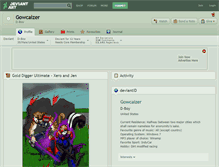 Tablet Screenshot of gowcaizer.deviantart.com