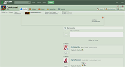 Desktop Screenshot of comicunsai.deviantart.com