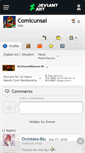 Mobile Screenshot of comicunsai.deviantart.com