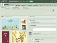 Tablet Screenshot of kitsiren.deviantart.com