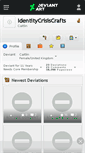 Mobile Screenshot of identitycrisiscrafts.deviantart.com