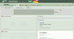 Desktop Screenshot of herp-plz.deviantart.com