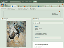 Tablet Screenshot of kiaya.deviantart.com