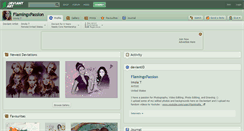 Desktop Screenshot of flamingxpassion.deviantart.com