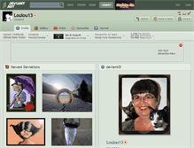 Tablet Screenshot of loulou13.deviantart.com