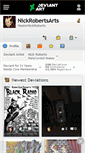 Mobile Screenshot of nickrobertsarts.deviantart.com